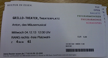 2013 Klassen 5 im Theater