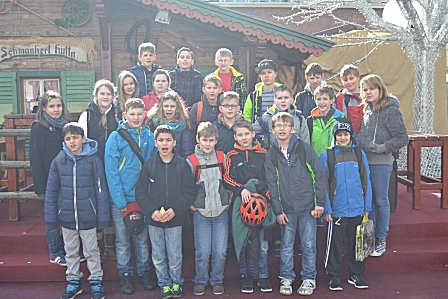 2014 - Klasse 5b beim Eislaufen